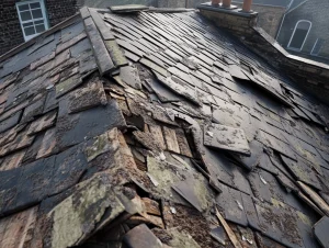 Structural Roof Damage Caused By Wind in UK